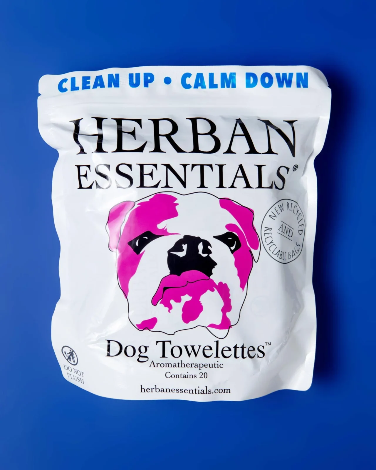 Lavender Dog Towelette Wipes