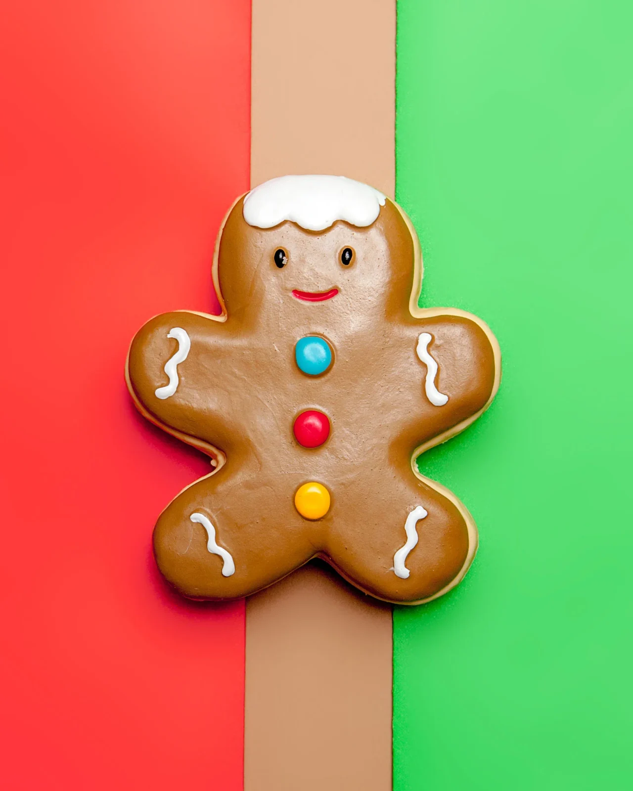 Gingerbread Man Squeaky Latex Dog Toy