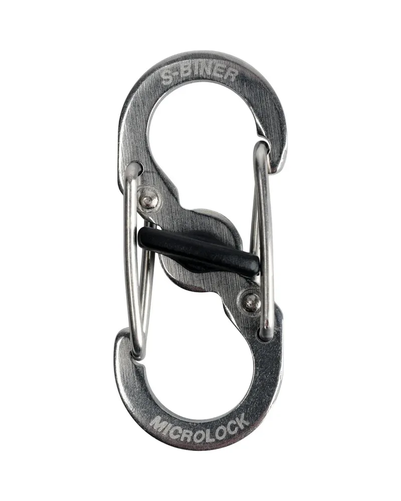 S-Biner Dog Tag Lock in Stainless Steel