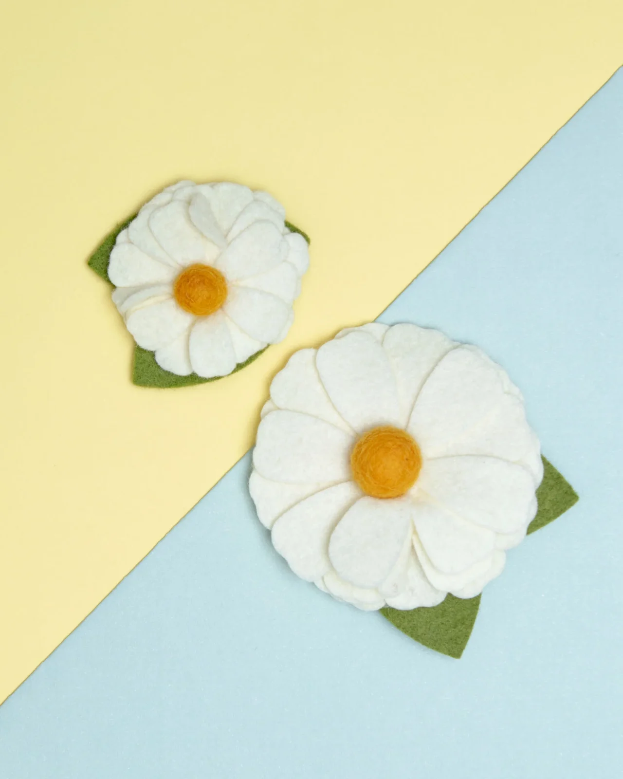 White Daisy Collar Flower (Made in the USA)