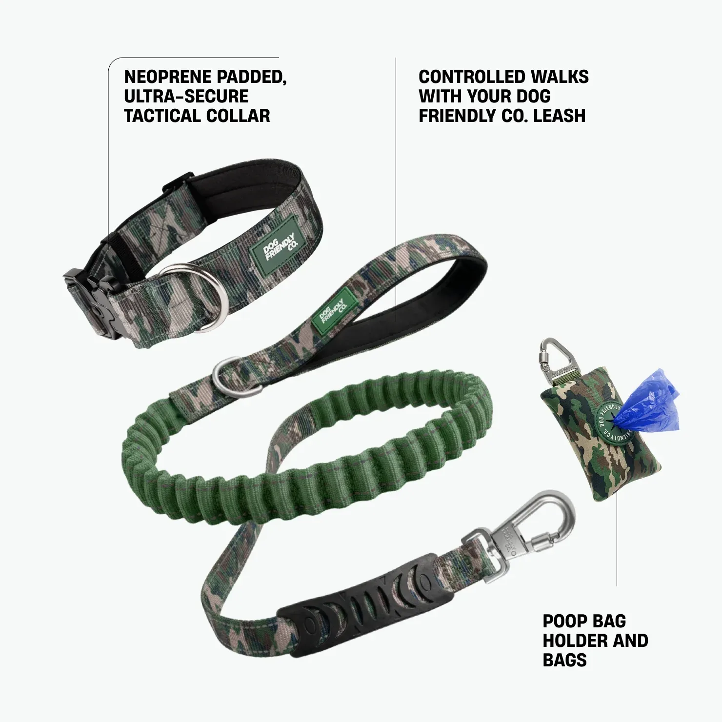 Collar Walk Set - Green Camo - Image 2