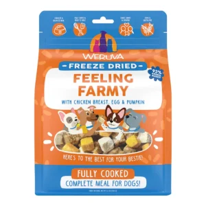 Weruva Dog Freeze-Dried Feeling Farmy Dog Food, 5.5 oz 12 ct