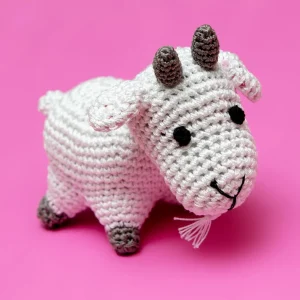 Bearded Goat Organic Knit Dog Toy