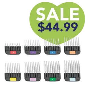 Snap-on Detachable Stainless Steel Attachment Combs by Wahl