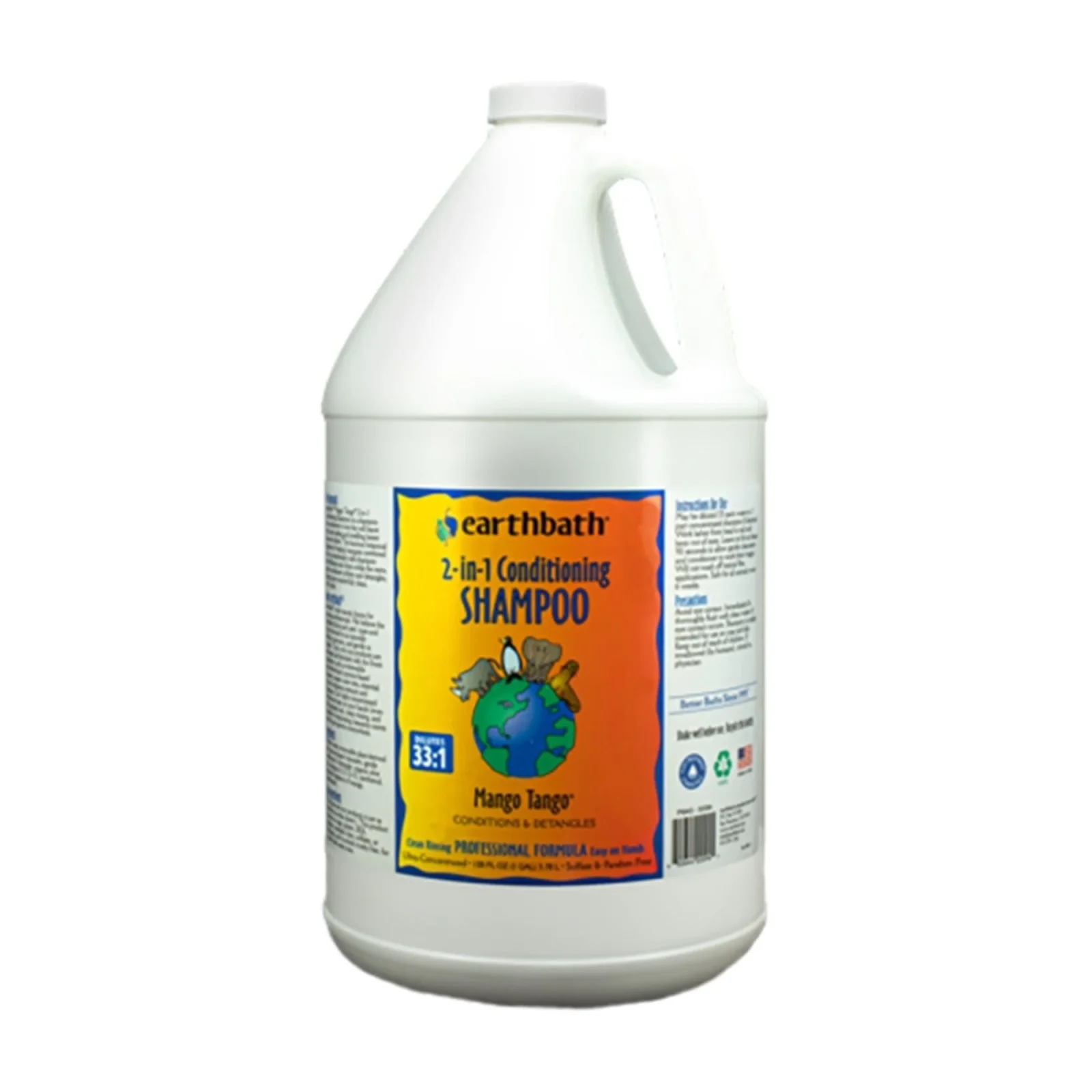 earthbath 2-in-1 Conditioning Shampoo Mango Tango 1gal
