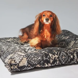 Tufted Dog Cushion in Mendocino (FINAL SALE)