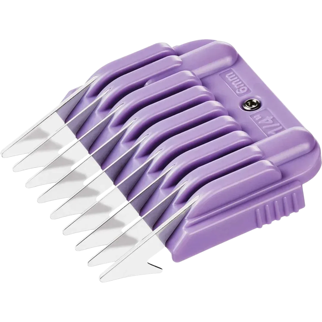 1/4" Snap-on Stainless Steel Comb 6mm by Heiniger