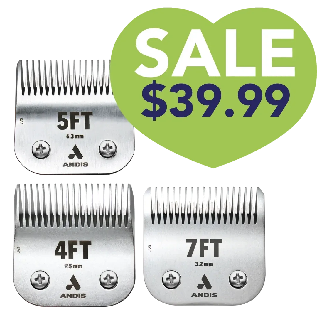 CeramicEdge Fine-Tooth Blade Set of 3 by Andis