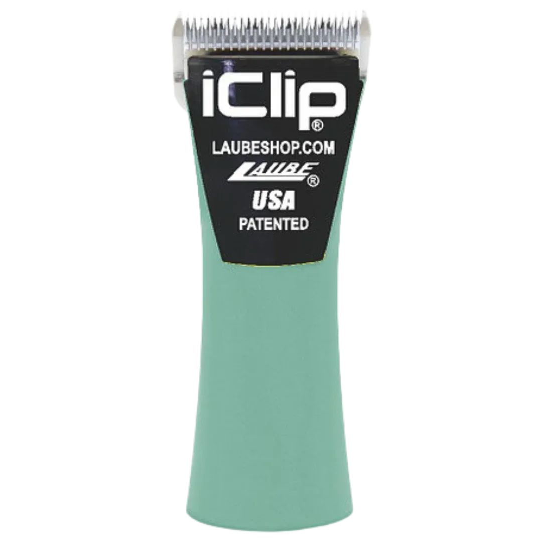 iClip Cordless 2 Speed Clipper Green with Two Batteries by Laube - Image 2