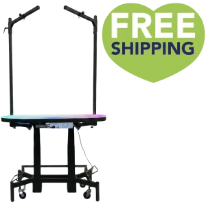 PetStore.Direct Premium Multi-Color LED Electric Table Black by TZGroom