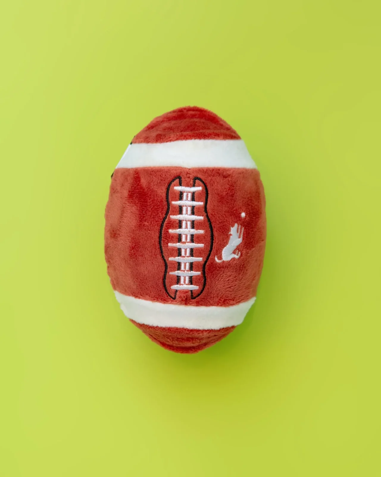 Fido's Football Squeaky Plush Dog Toy
