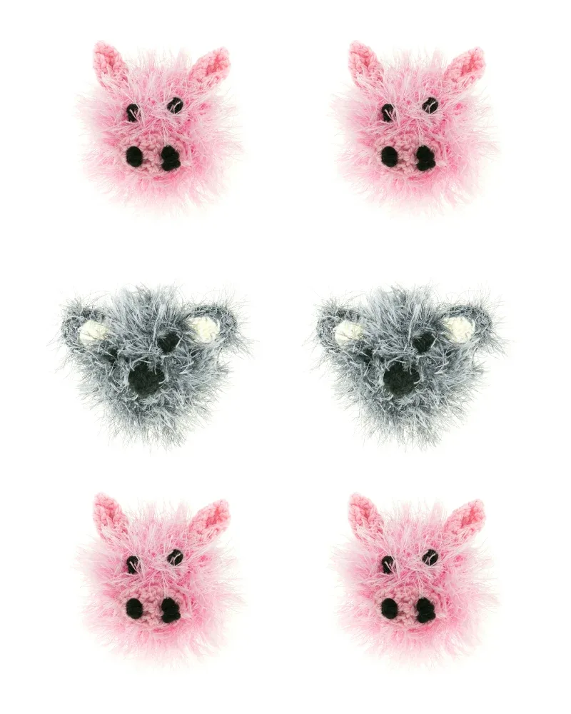 Handmade Oomaloo Ballhead Squeaky Dog Toy