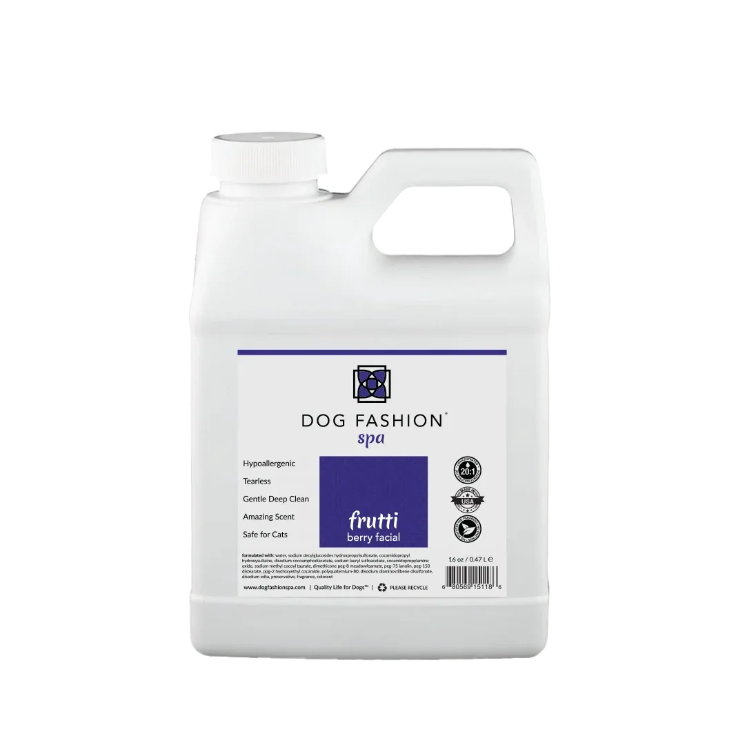 Frutti Berry Facial Shampoo 16oz by Dog Fashion Spa