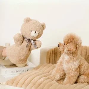 Bear Hand Puppet Dog Toy