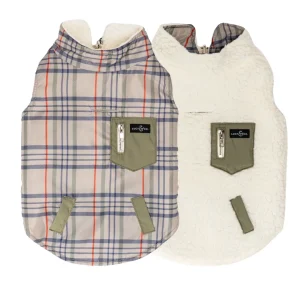 Mad for Plaid Reversible Teddy Vest