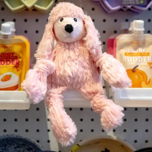 Diva Pink Poodle Knottie Plush Dog Toy