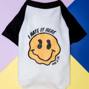 *I Hate it Here* Graphic Dog T-Shirt (FINAL SALE)