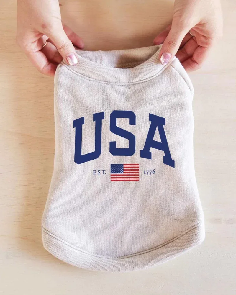 USA Est. 1776 Pet Sweatshirt (FINAL SALE)