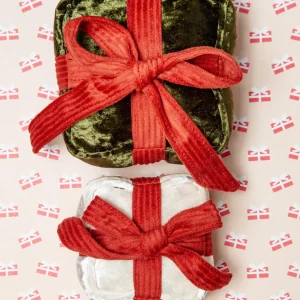 Holiday Box Christmas Squeaky Dog Toy