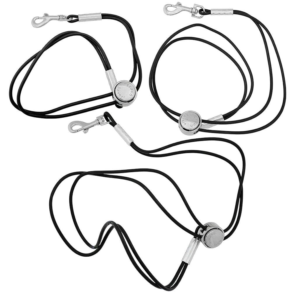 Trach Saver for Dogs Black Set of 3 by All For Groomers