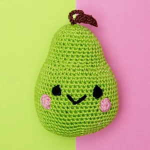 Bartlett Pear Organic Cotton Knit Dog Toy