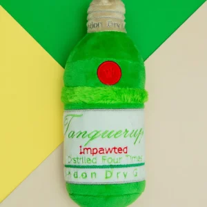 Tanqueruff Gin Squeaky Plush Dog Toy