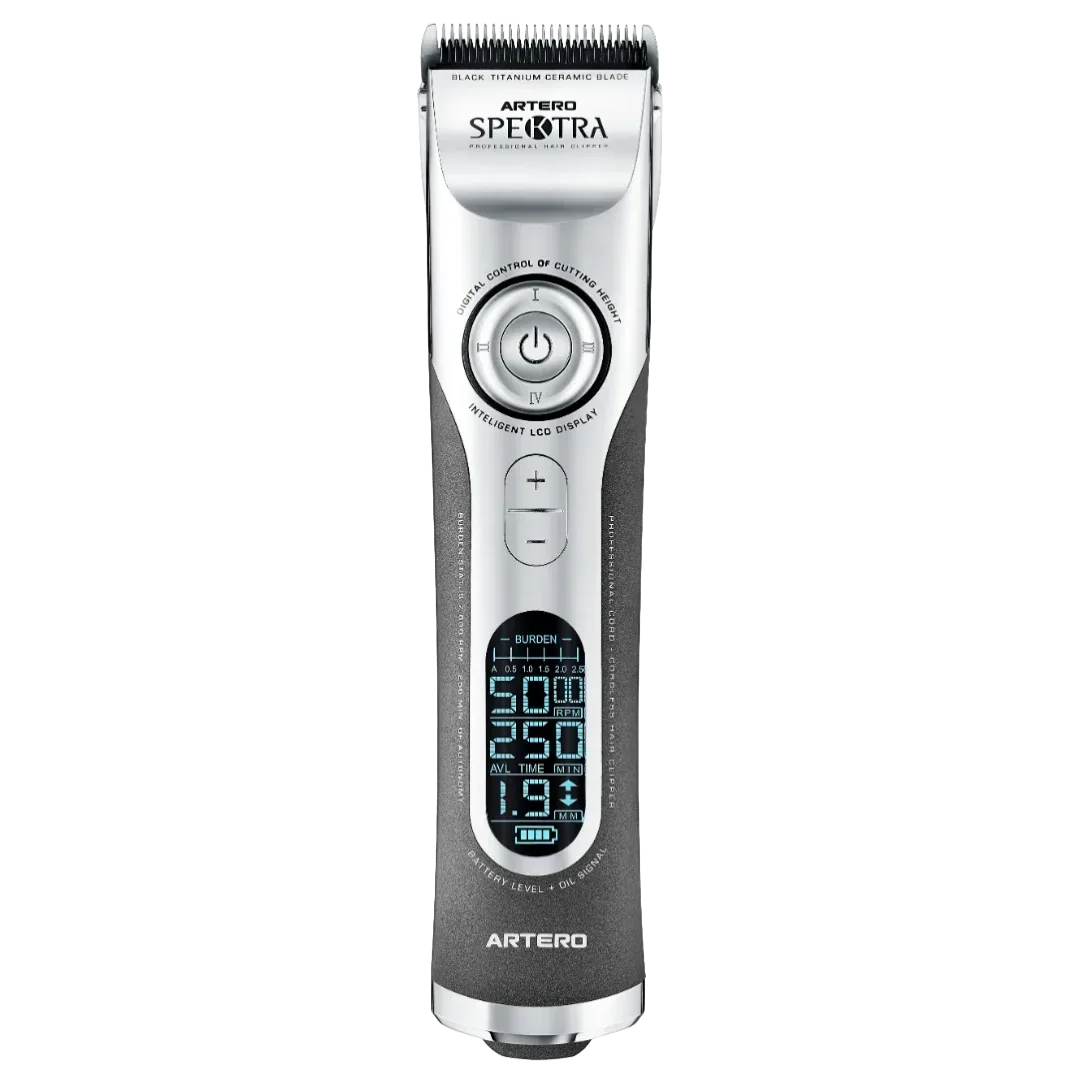 Spektra Clipper with Metaplex 8pc Metal Comb Set and Katana Blade by Artero - Image 2