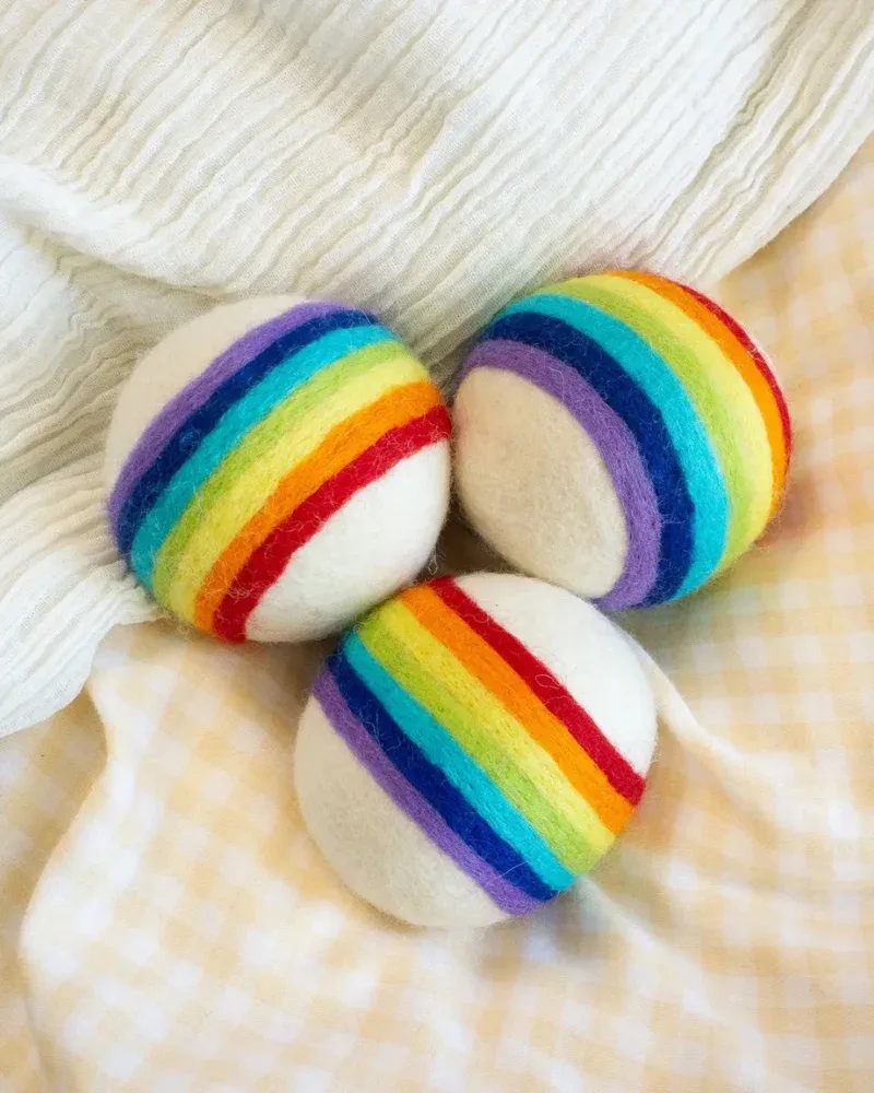 Wool Rainbow Dog Ball (FINAL SALE) - Image 2