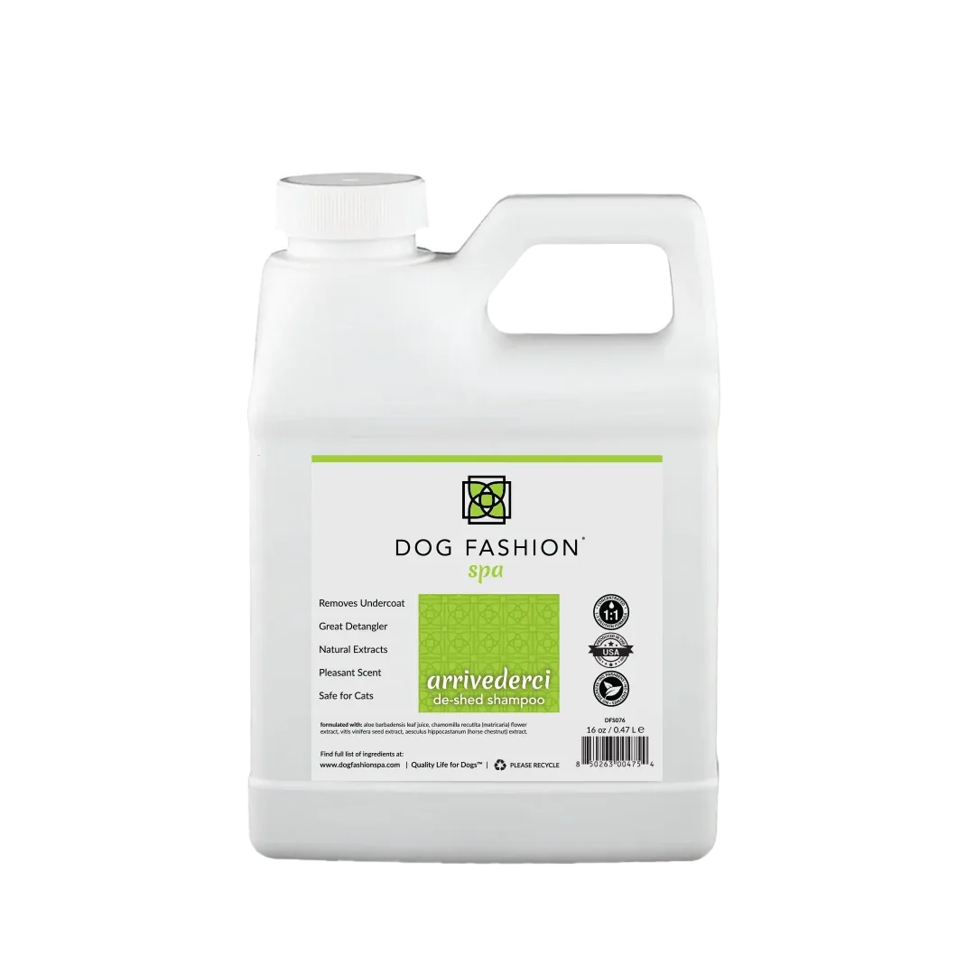 Arrivederci De-Shedding Shampoo 16oz by Dog Fashion Spa
