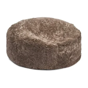 Sheepskin Shortwool Pet Bean Bag in Taupe (29" x 11")