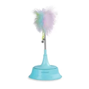 2-in-1 Spring Toy Cat Toy and Cat Ball Track Topper