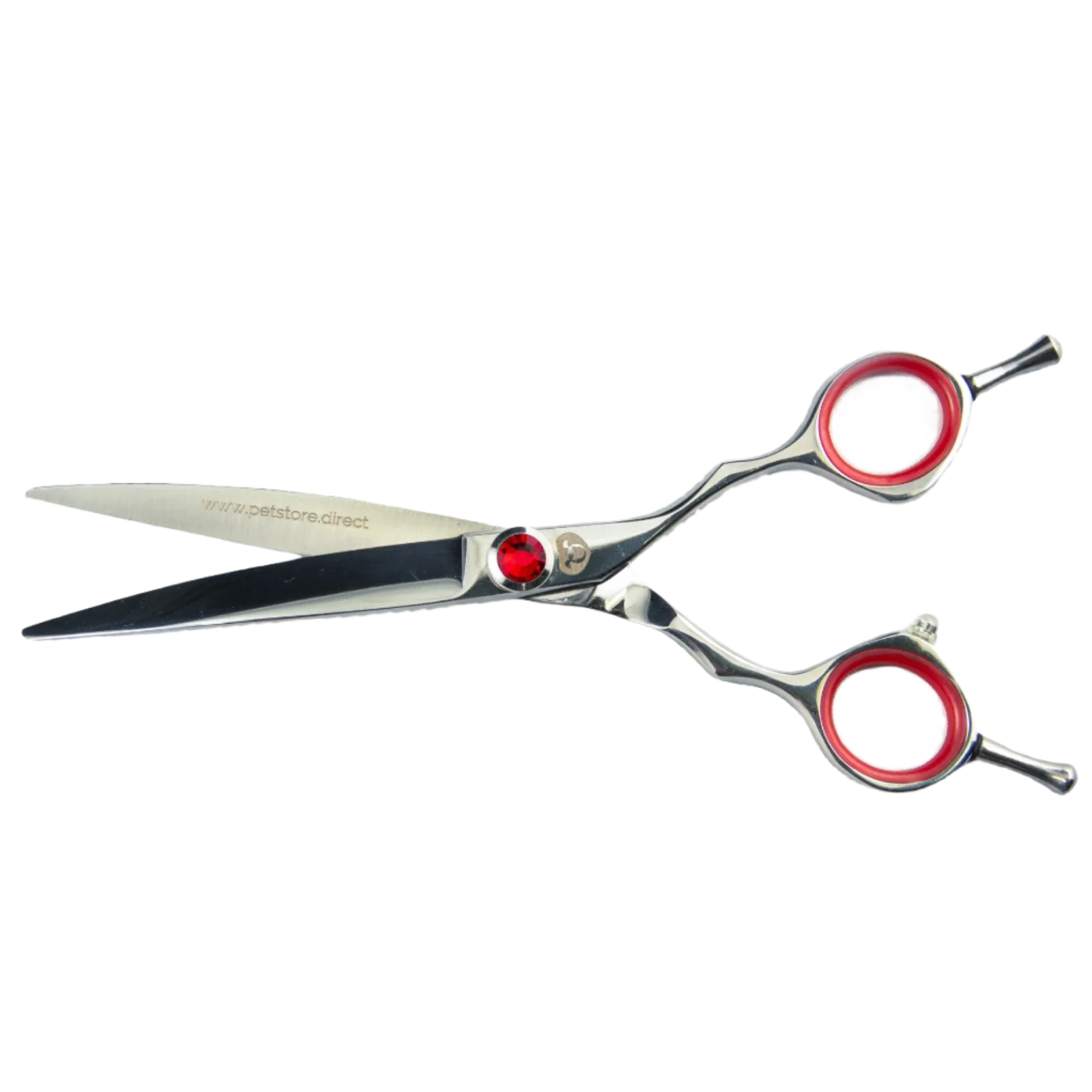 6" Red Mini Curved Shear by PetStore.Direct - Image 2