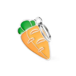 Carrot Dog Custom Pet ID Tag