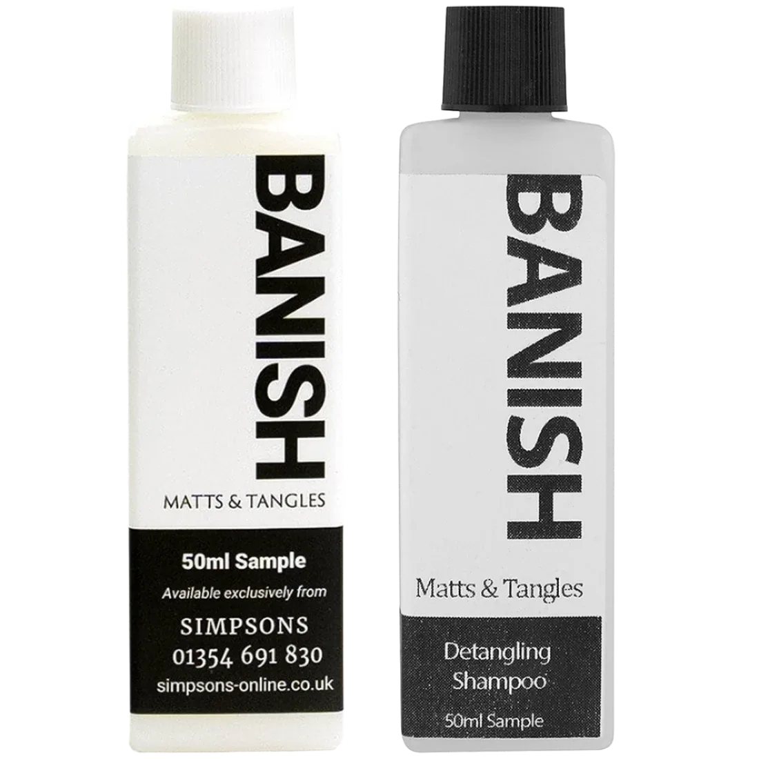 Trial Size Duo : Shampoo and Conditioner by Banish