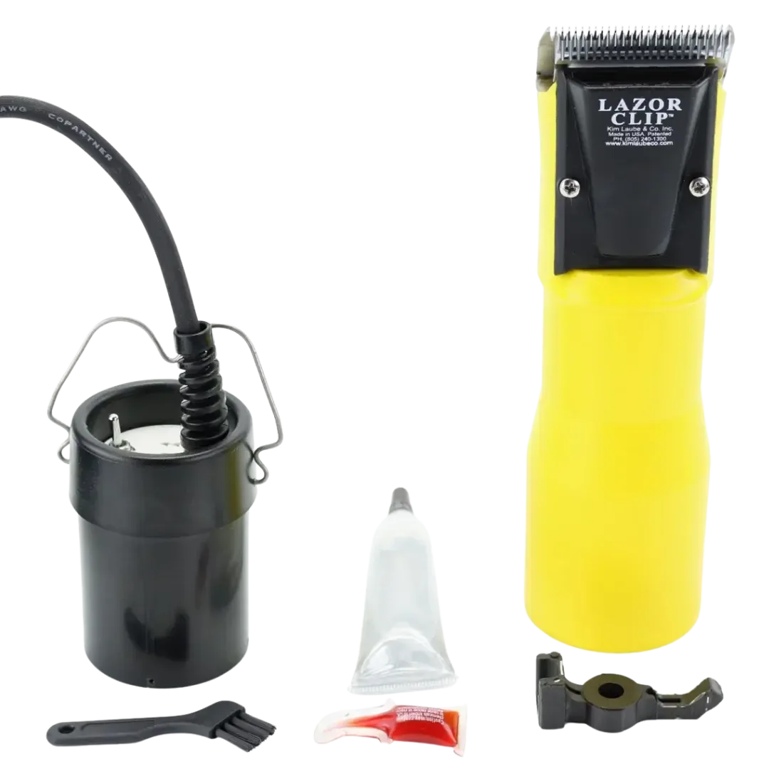 Lazor Blade Corded Variable Speed Clipper Yellow by Laube - Image 2