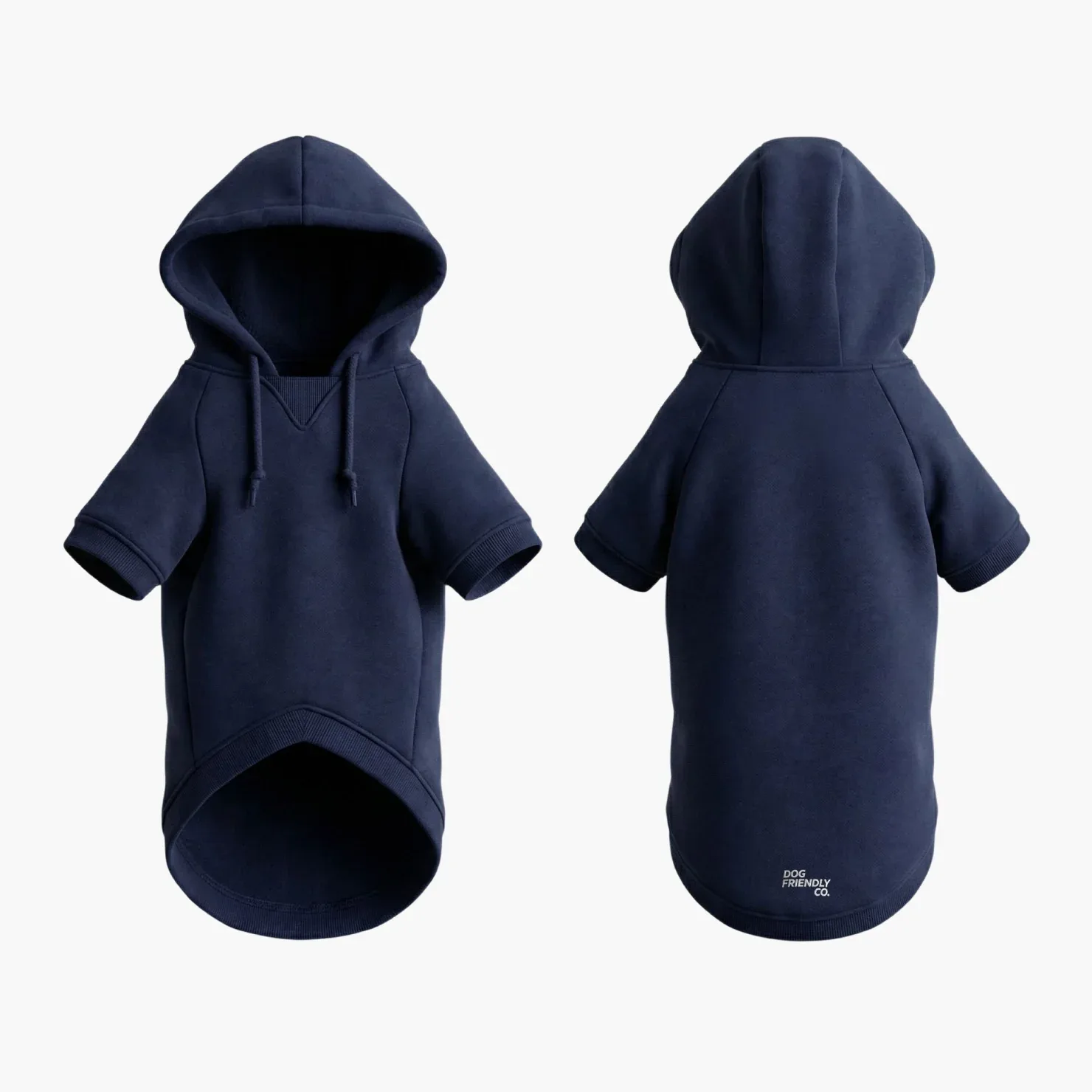 Signature Dog Hoodies - Navy Blue - Image 2