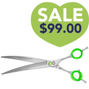 7.75" Super Curved Grooming Shears by PetStore.Direct