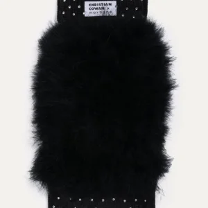 Gemstone + Feather Glitz Jumper in Black