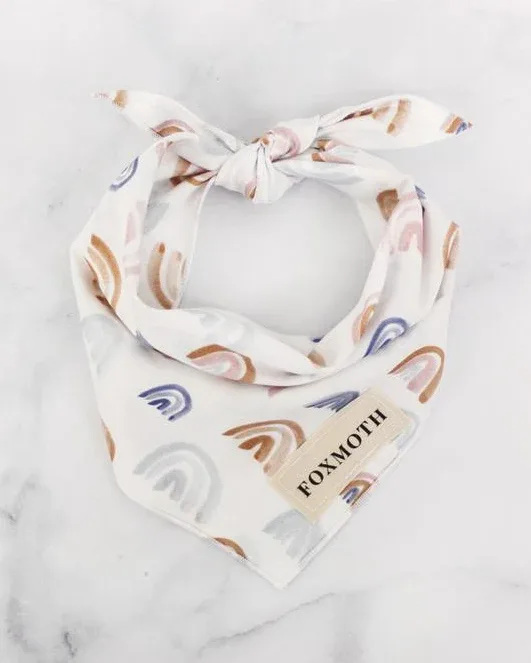 Natural Rainbow Dog Bandana (FINAL SALE) - Image 2