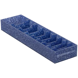 Wide 9 Blades Holder Sparkle Indigo by PetStore.Direct