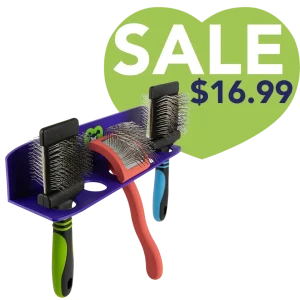 Hanging Brush Holder Purple by PetStore.Direct