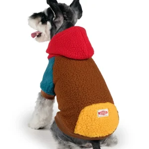 Cooper Plush Fleece Dog Hoodie