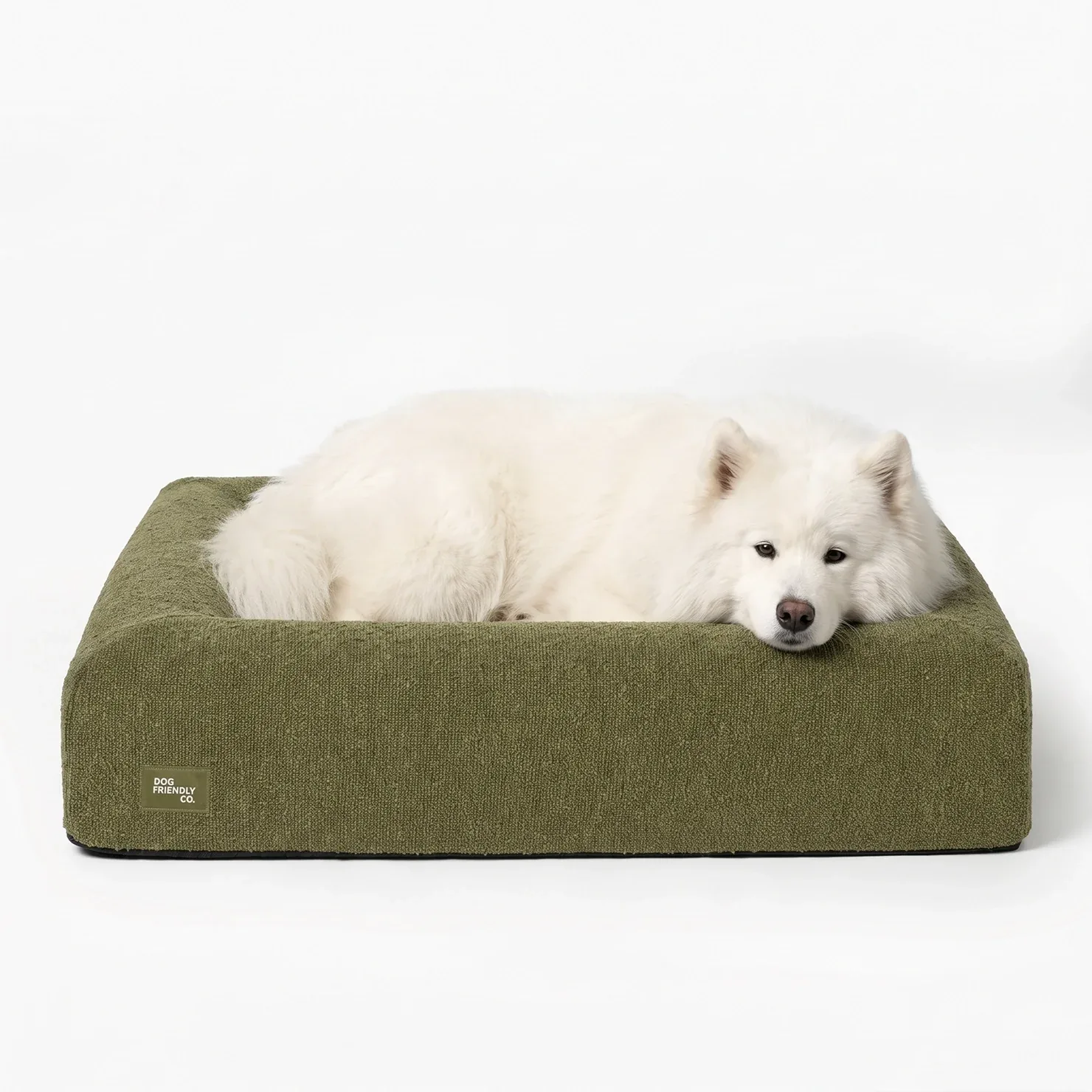 Bouclé Bed Replacement Cover - Green Bouclé - Image 2