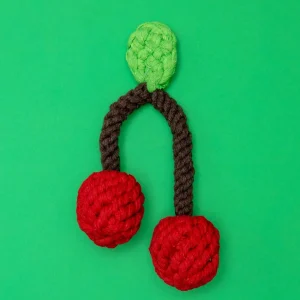 Eco-Friendly Cherries Rope Dog Toy