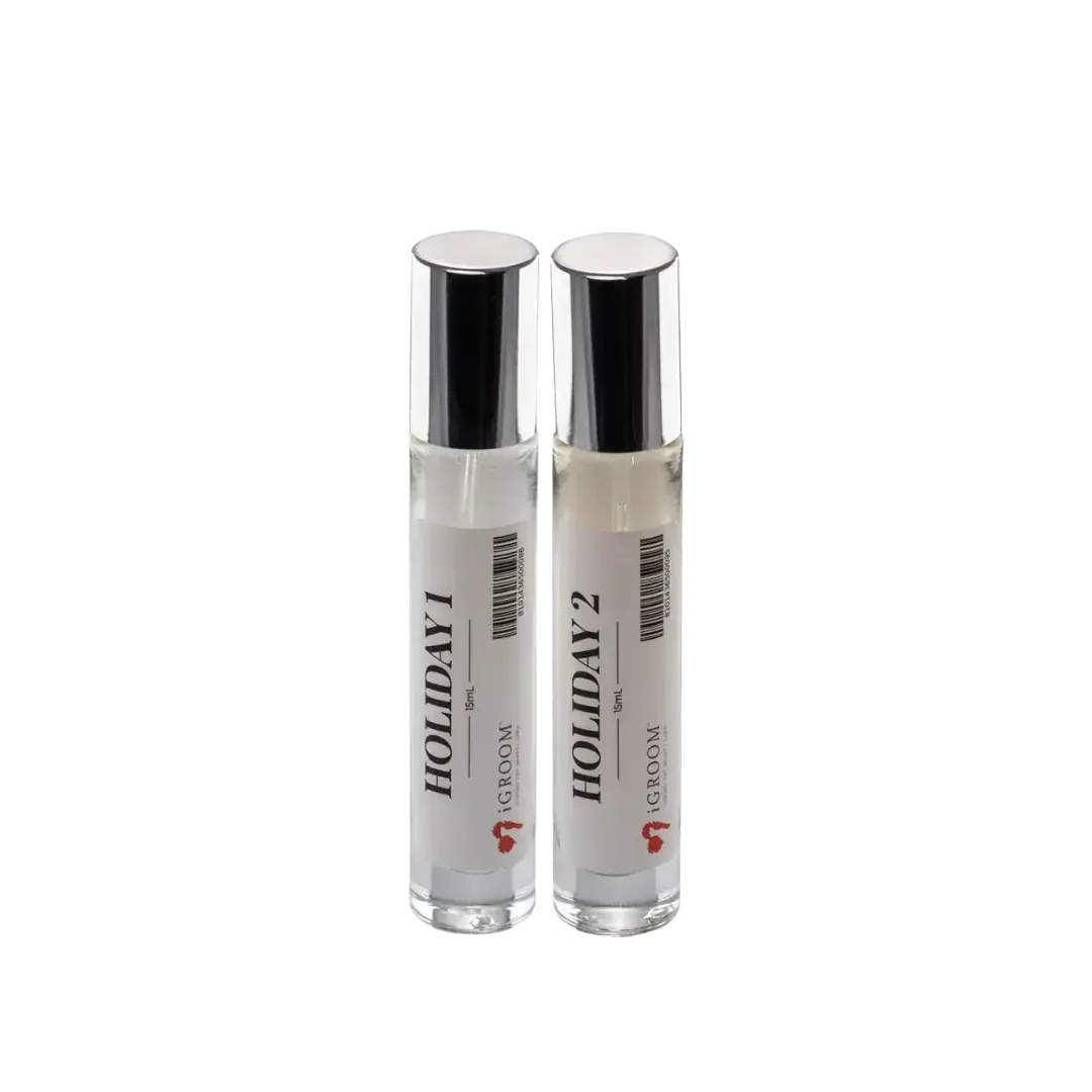 Holiday 1 and Holiday 2 Perfume 15ml Bundle by iGroom