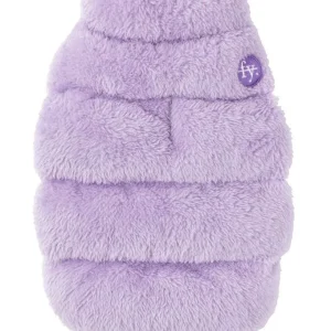 The Vaucluse Fuzzy Puffer Vest in Lilac