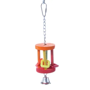 All Living Things® Hanging Barrel Bird Toy - Exercise Bird Toy for Small Birds