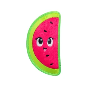 Tough Skinz Durable Dog Toy with Two Tough Layers, Watermelon, Red, Medium, Red