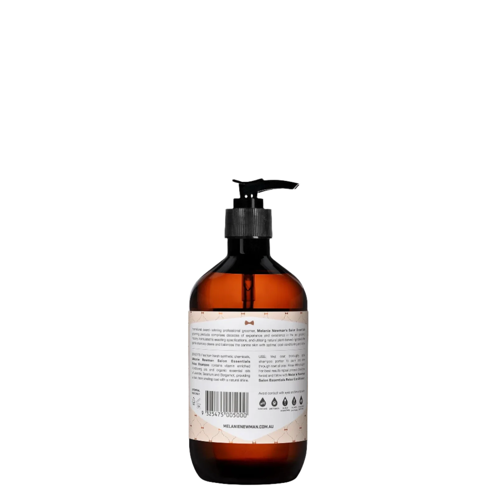 Relax Shampoo 500ml by Melanie Newman - Image 2