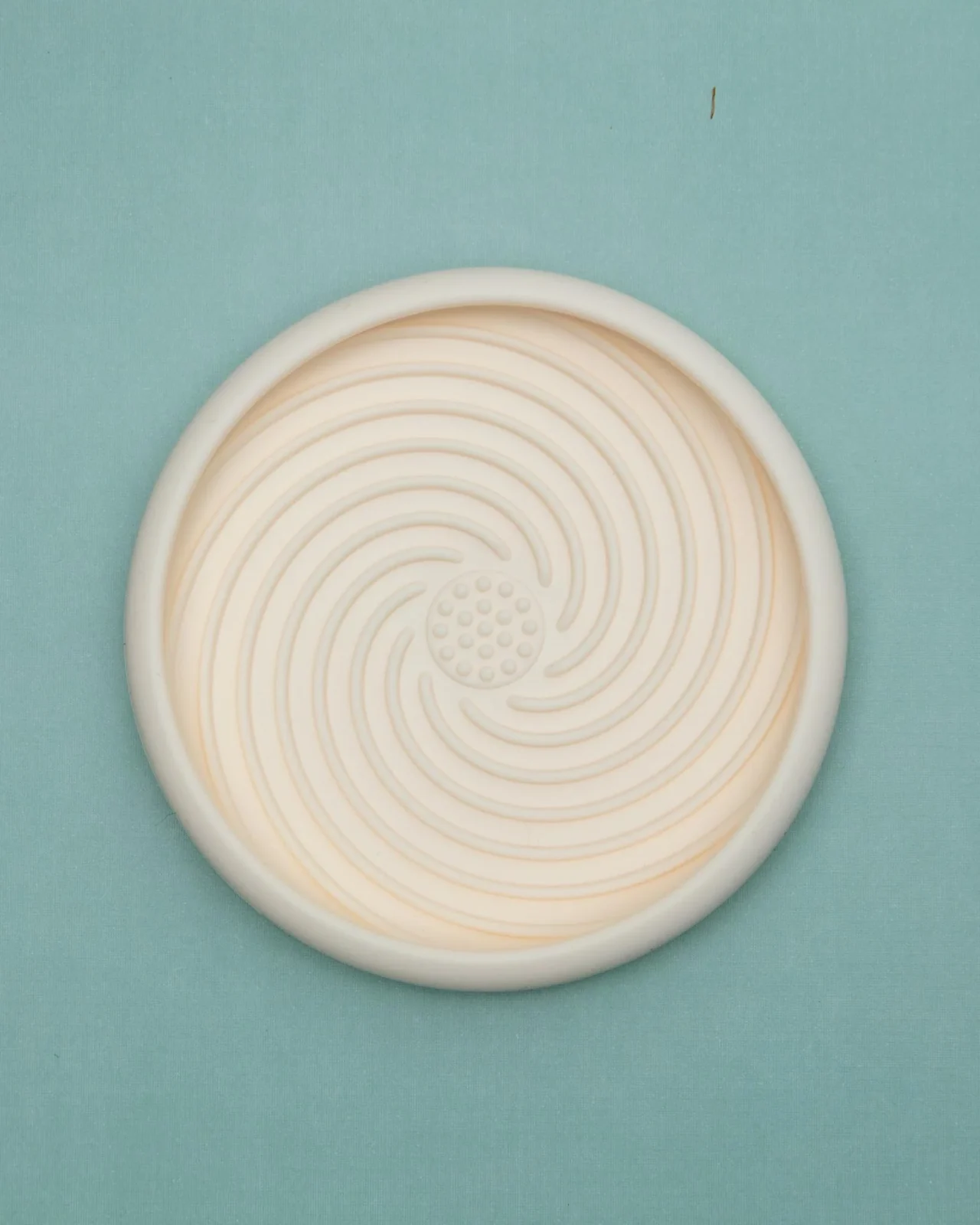 Lick Dish Suction Slow Feeder in Almond